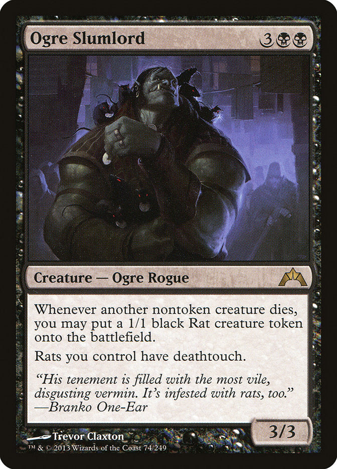 MTG Card Title: Ogre Slumlord GTC/74