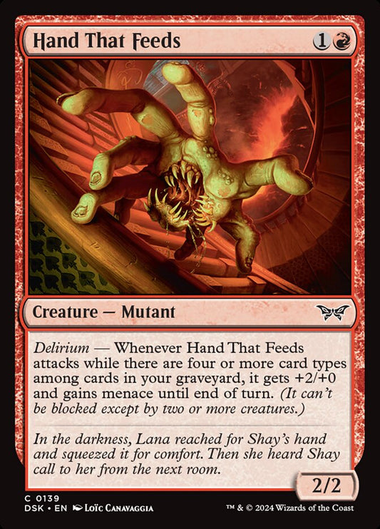 MTG Card Title: Hand That Feeds DSK/139