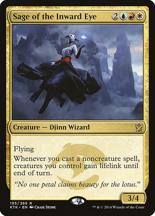 MTG Card Title: Sage of the Inward Eye KTK/195