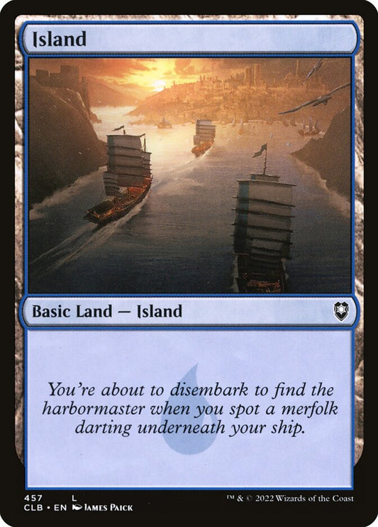MTG Card Title: Island CLB/457