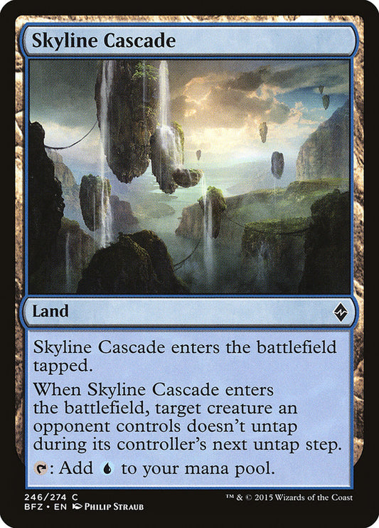 MTG Card Title: Skyline Cascade BFZ/246