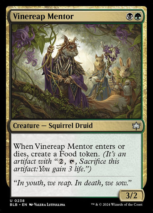 MTG Card Title: Vinereap Mentor BLB/238