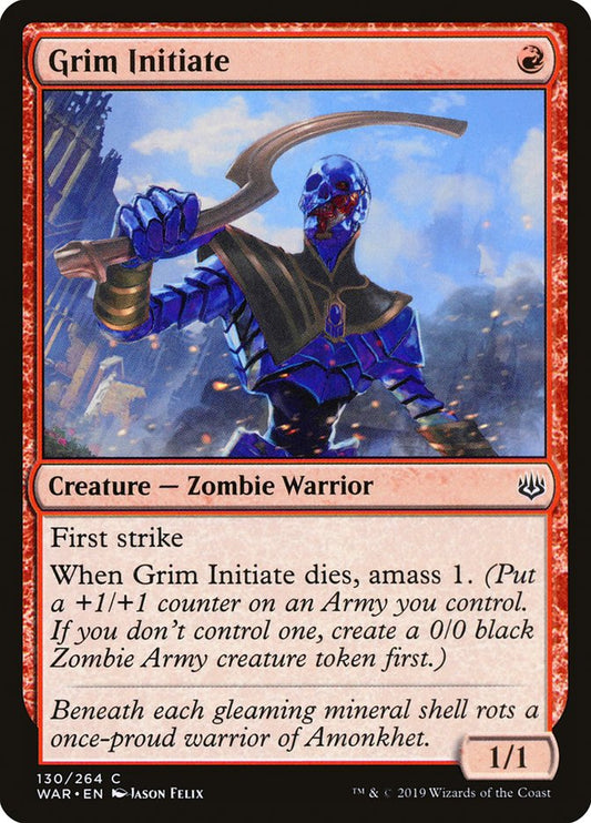 MTG Card Title: Grim Initiate WAR/130