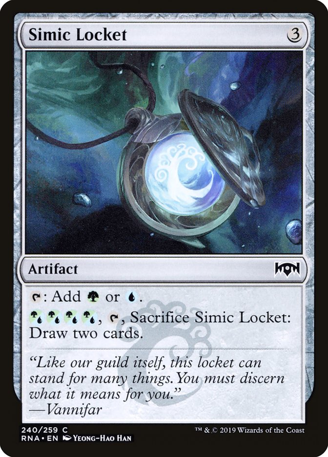MTG Card Title: Simic Locket RNA/240