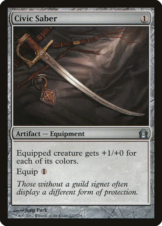 MTG Card Title: Civic Saber RTR/227