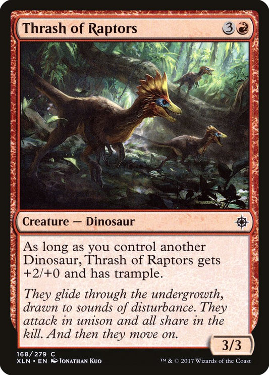 MTG Card Title: Thrash of Raptors XLN/168