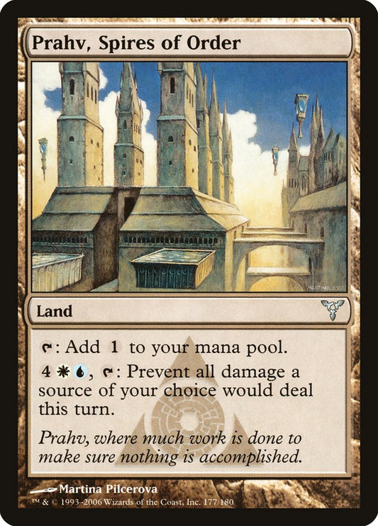 MTG Card Title: Prahv, Spires of Order DIS/177