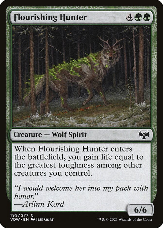 MTG Card Title: Flourishing Hunter VOW/199