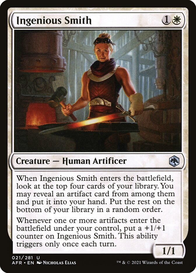 MTG Card Title: Ingenious Smith AFR/21