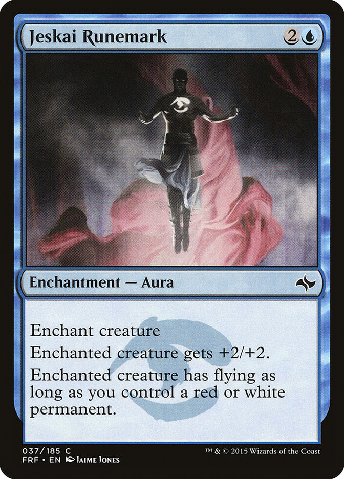 MTG Card Title: Jeskai Runemark FRF/37