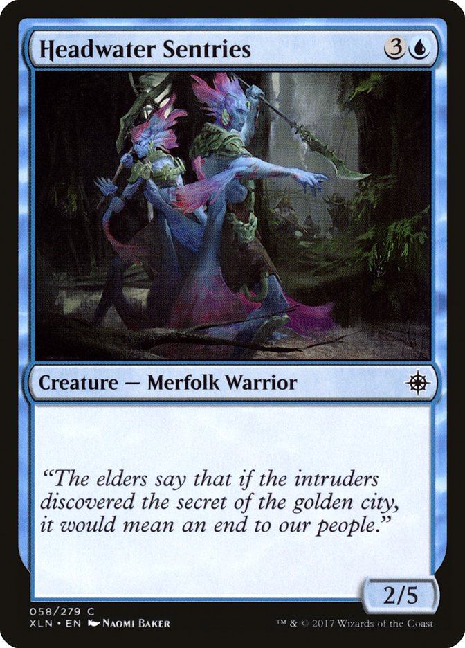 MTG Card Title: Headwater Sentries XLN/58