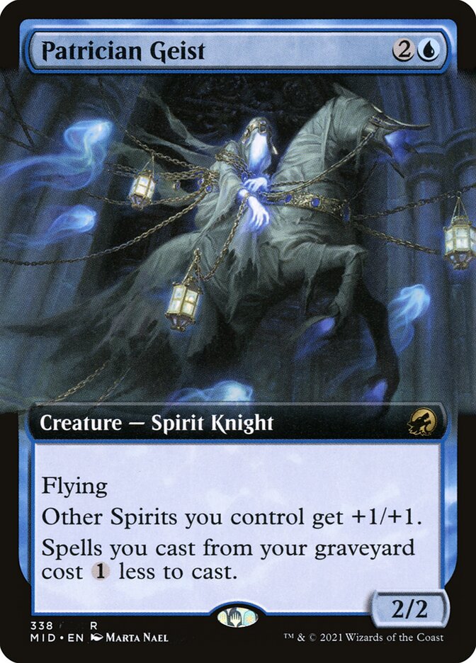 MTG Card Title: Patrician Geist MID/338