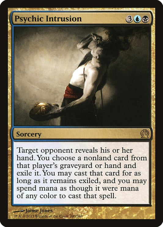 MTG Card Title: Psychic Intrusion THS/200