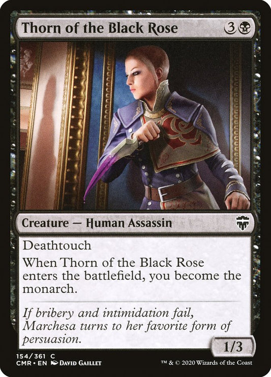 MTG Card Title: Thorn of the Black Rose CMR/154