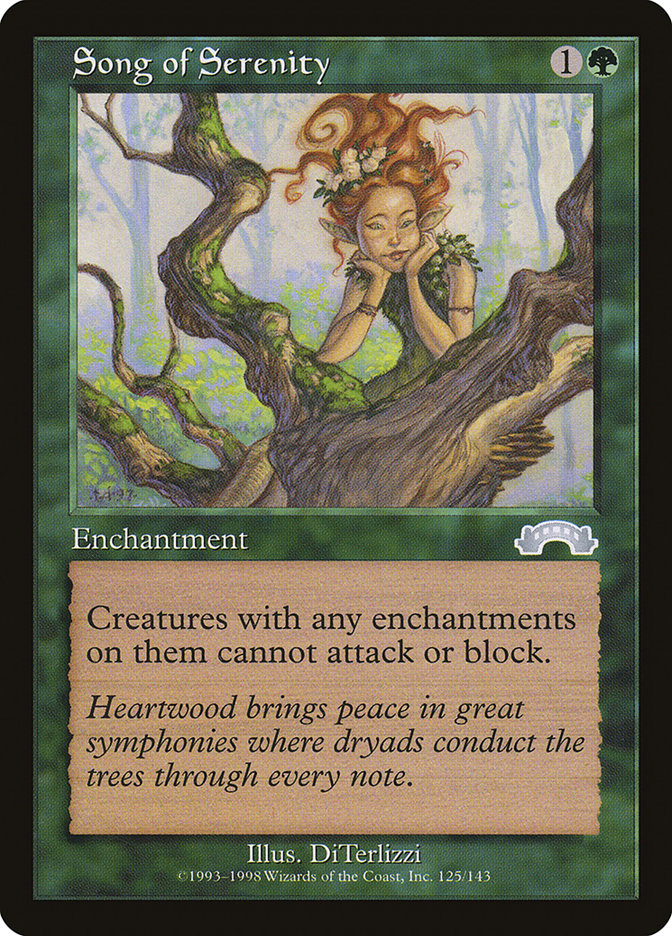 MTG Card Title: Song of Serenity EXO/125