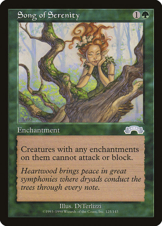 MTG Card Title: Song of Serenity EXO/125