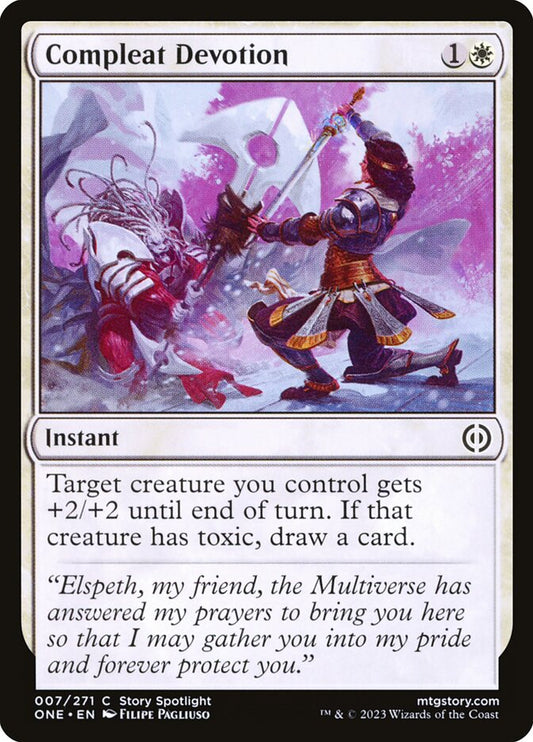 MTG Card Title: Compleat Devotion ONE/7
