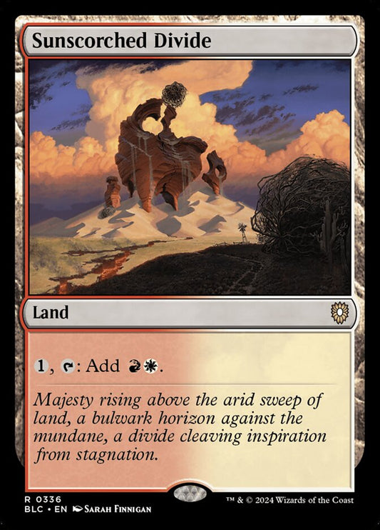 MTG Card Title: Sunscorched Divide BLC/336