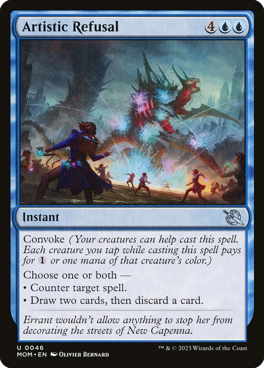 MTG Card Title: Artistic Refusal MOM/46