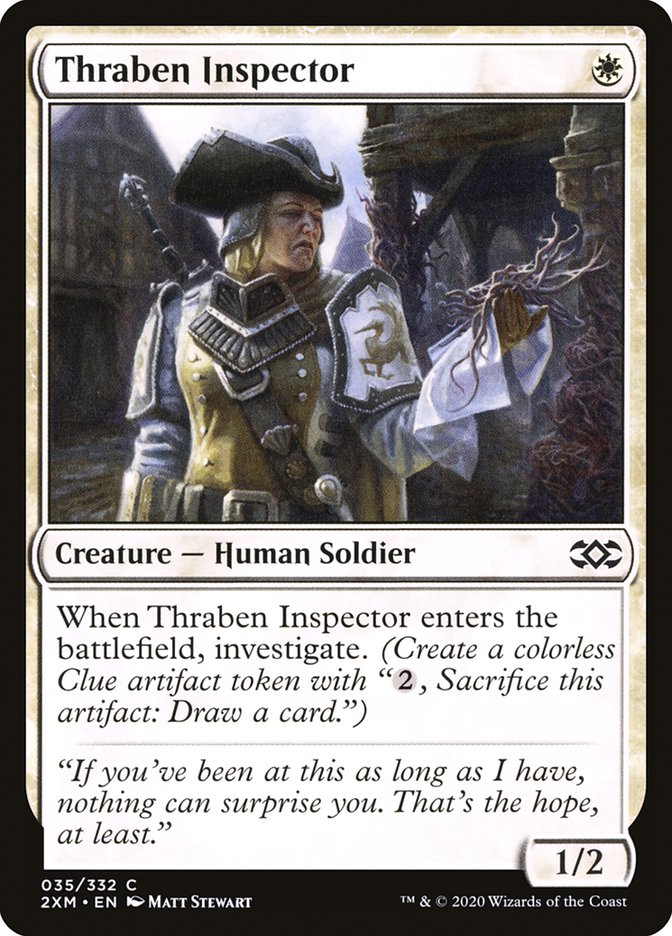 MTG Card Title: Thraben Inspector 2XM/35