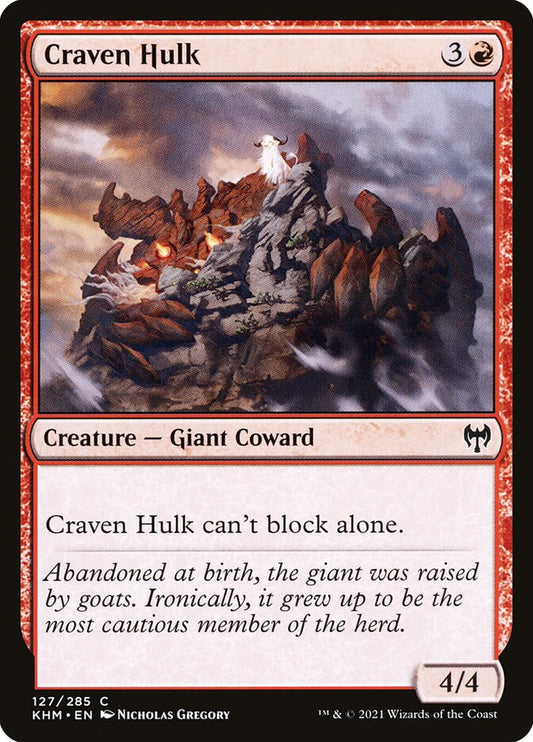 MTG Card Title: Craven Hulk KHM/127