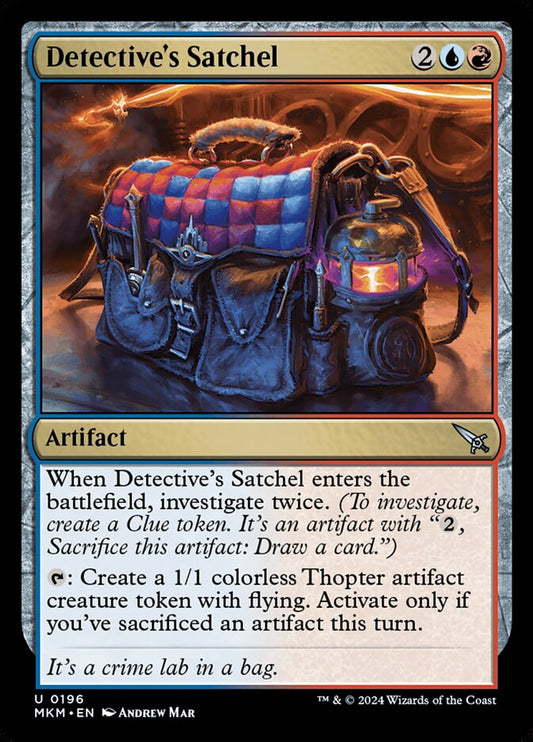 MTG Card Title: Detective's Satchel MKM/196