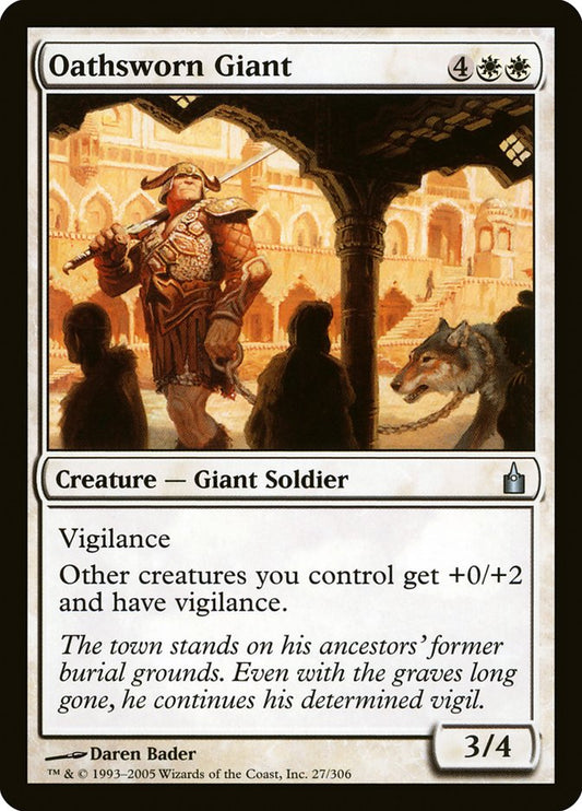 MTG Card Title: Oathsworn Giant RAV/27