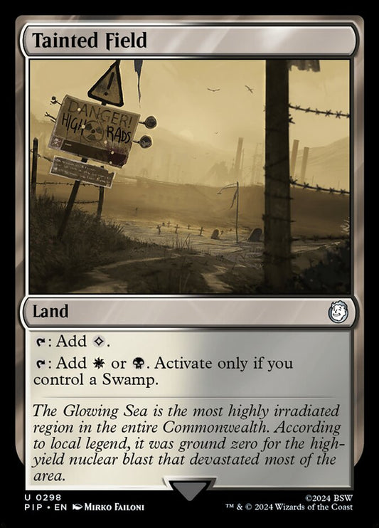 MTG Card Title: Tainted Field PIP/298