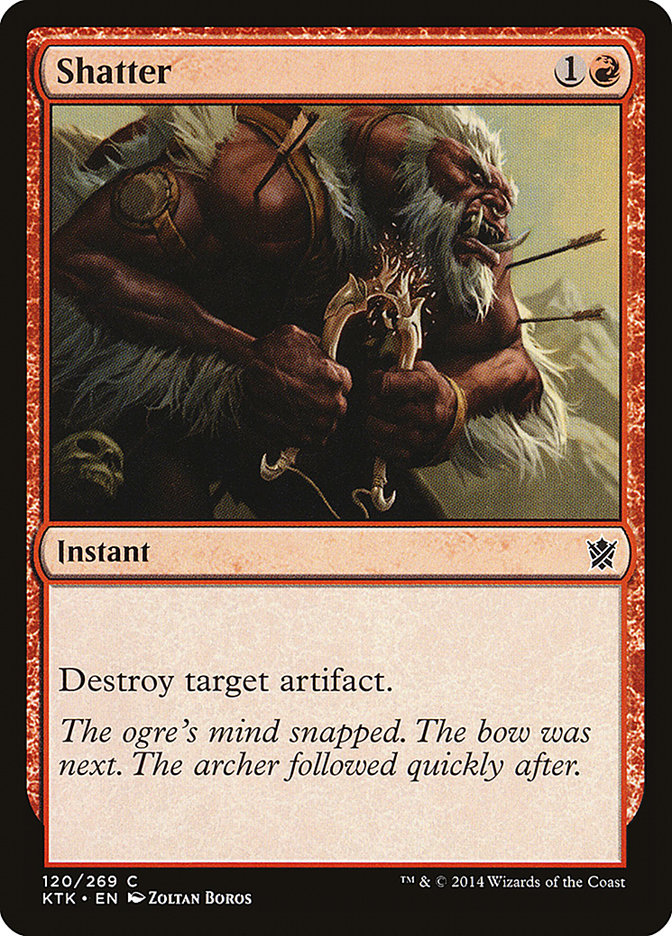 MTG Card Title: Shatter KTK/120