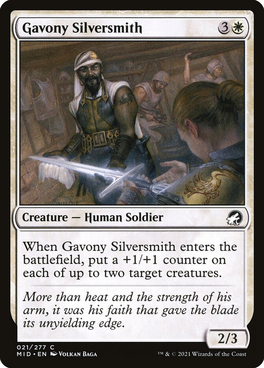 MTG Card Title: Gavony Silversmith MID/21