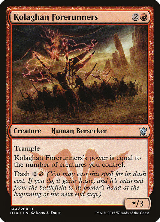 MTG Card Title: Kolaghan Forerunners DTK/144