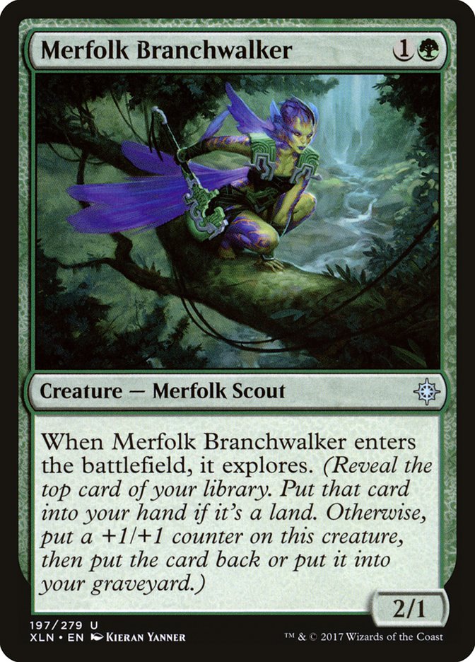 MTG Card Title: Merfolk Branchwalker XLN/197