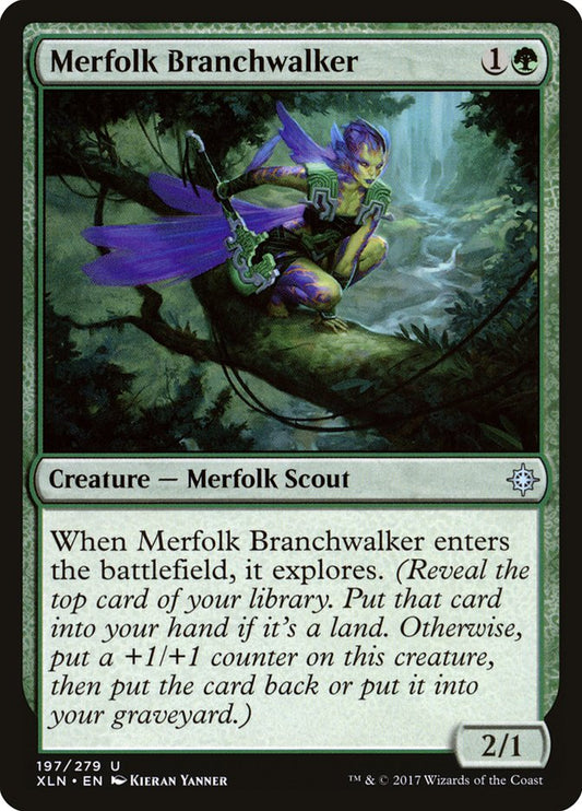 MTG Card Title: Merfolk Branchwalker XLN/197