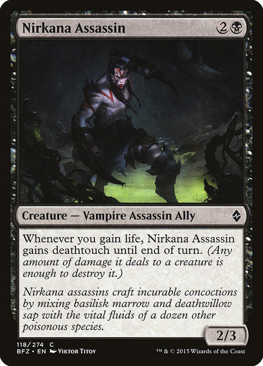 MTG Card Title: Nirkana Assassin BFZ/118