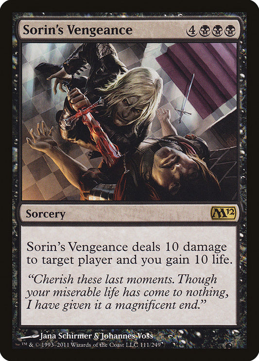 MTG Card Title: Sorin's Vengeance M12/111