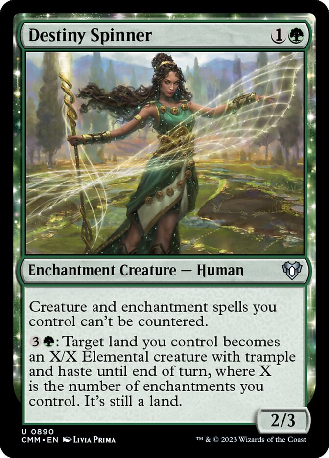 MTG Card Title: Destiny Spinner CMM/890