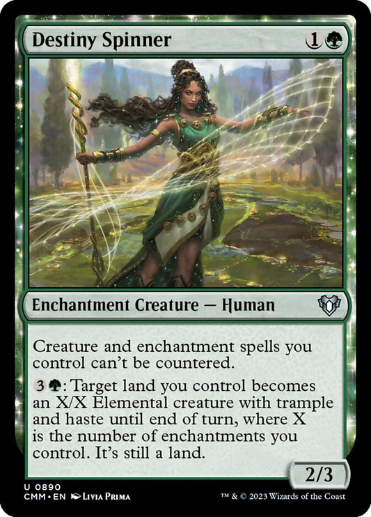 MTG Card Title: Destiny Spinner CMM/890
