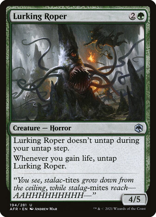 MTG Card Title: Lurking Roper AFR/194
