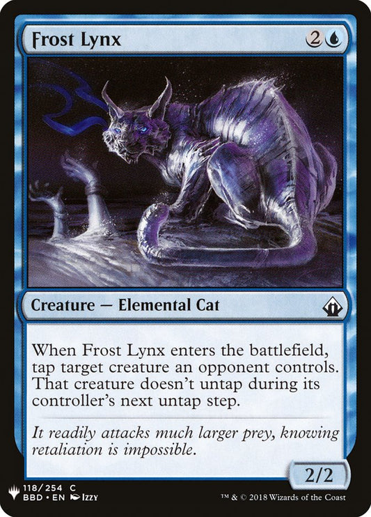 MTG Card Title: Frost Lynx PLST/BBD-118
