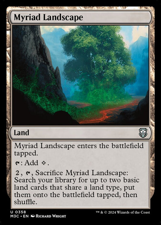 MTG Card Title: Myriad Landscape M3C/358