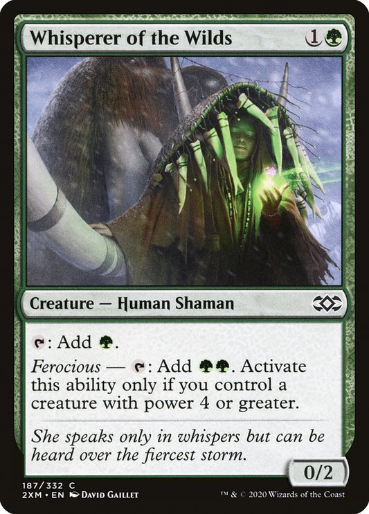 MTG Card Title: Whisperer of the Wilds 2XM/187