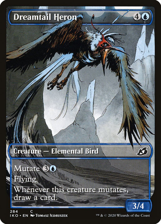 MTG Card Title: Dreamtail Heron IKO/284