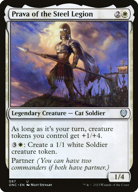 MTG Card Title: Prava of the Steel Legion ONC/87