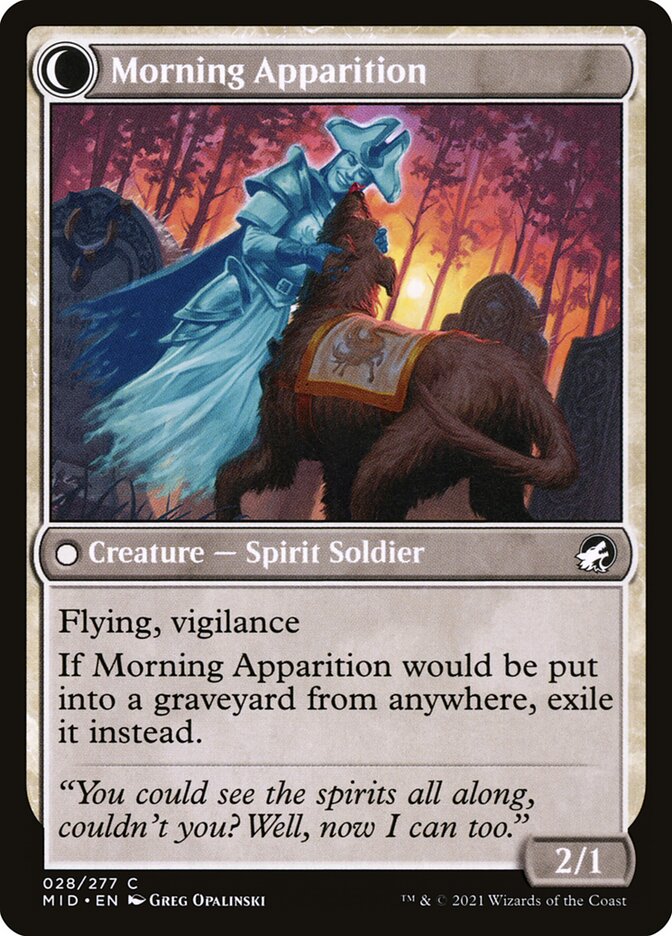 Mourning Patrol // Morning Apparition MID/28