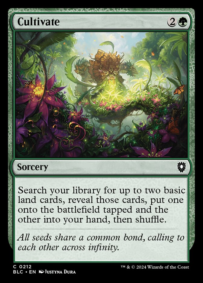 MTG Card Title: Cultivate BLC/212