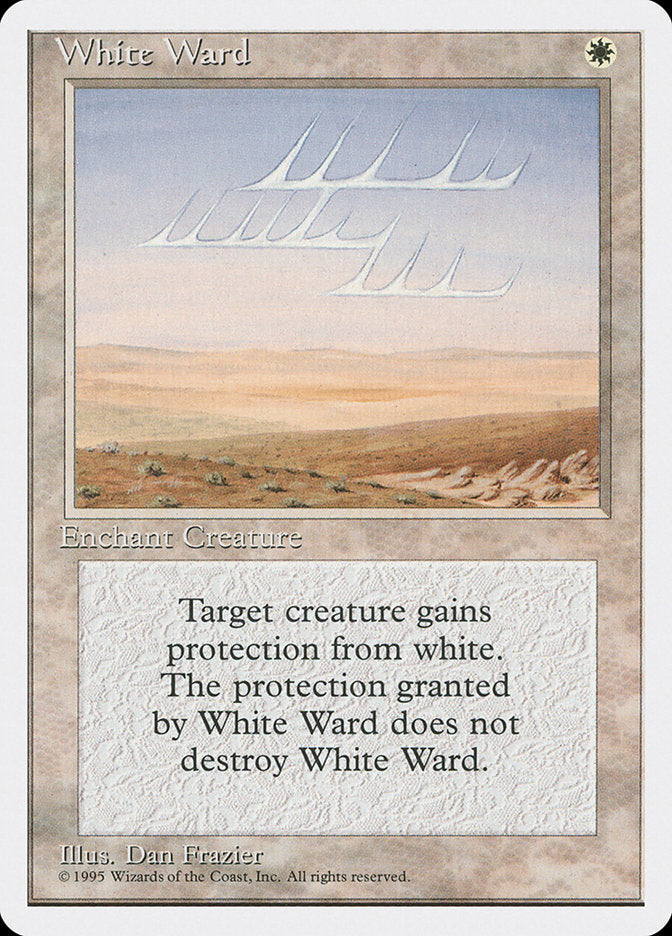 MTG Card Title: White Ward 4ED/57