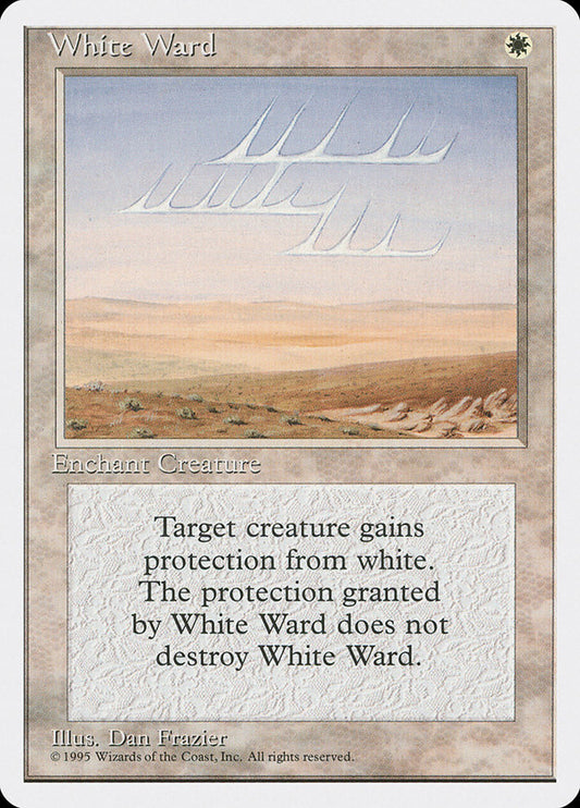 MTG Card Title: White Ward 4ED/57