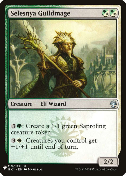 MTG Card Title: Selesnya Guildmage PLST/GK1-119