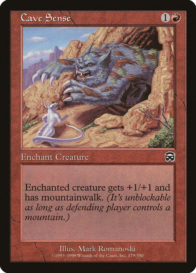 MTG Card Title: Cave Sense MMQ/179