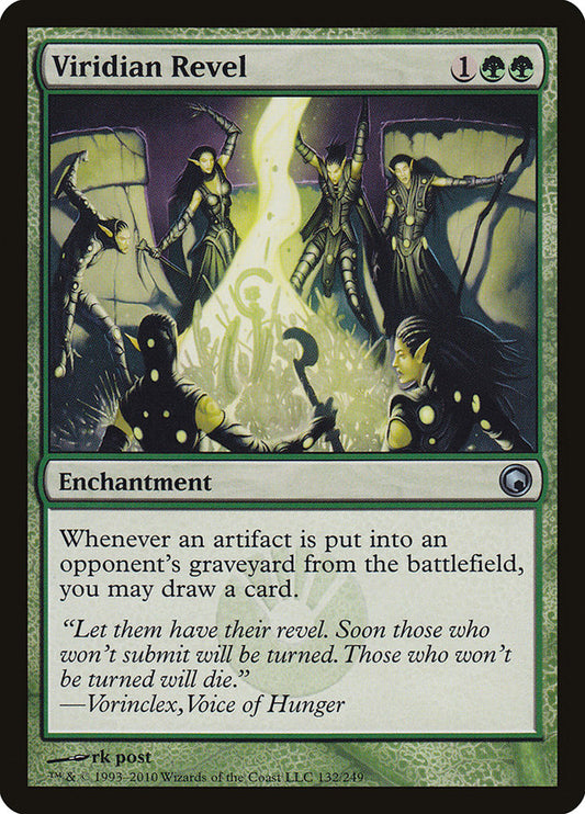 MTG Card Title: Viridian Revel SOM/132